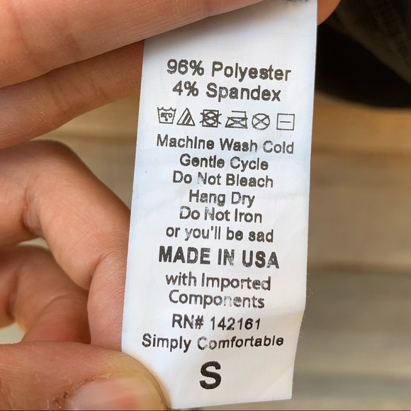 LuLaRoe geometric patterned color block t-shirt - Picture 6 of 6